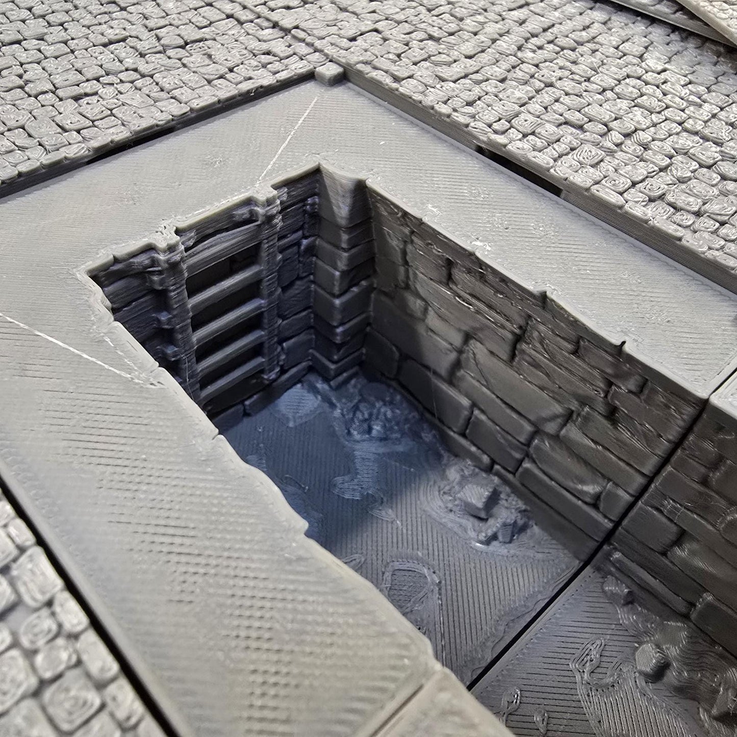 Large Quay Dock & Sewer System Set, Docks, Ancrabourg, cobblestone streets and sewers