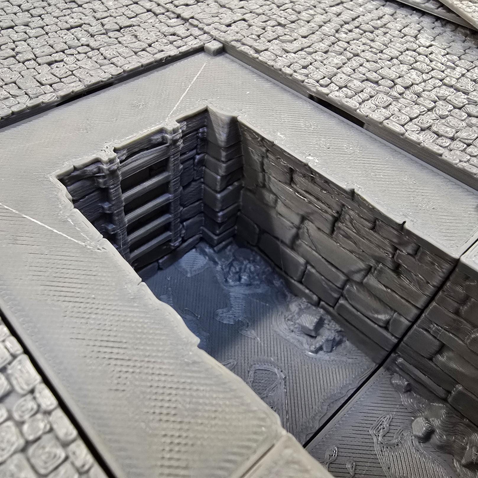 Large Quay Dock & Sewer System Set, Docks, Ancrabourg, cobblestone streets and sewers