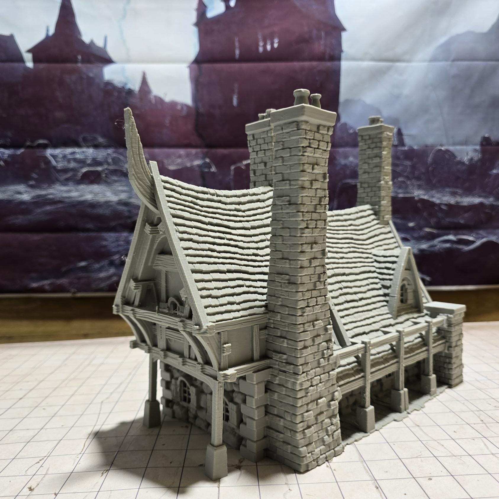 Vladistov Inn, the Majestic Pig, 1, Vampire Town, Haunted Town, cursed Town, Town terrain, dungeons and dragons