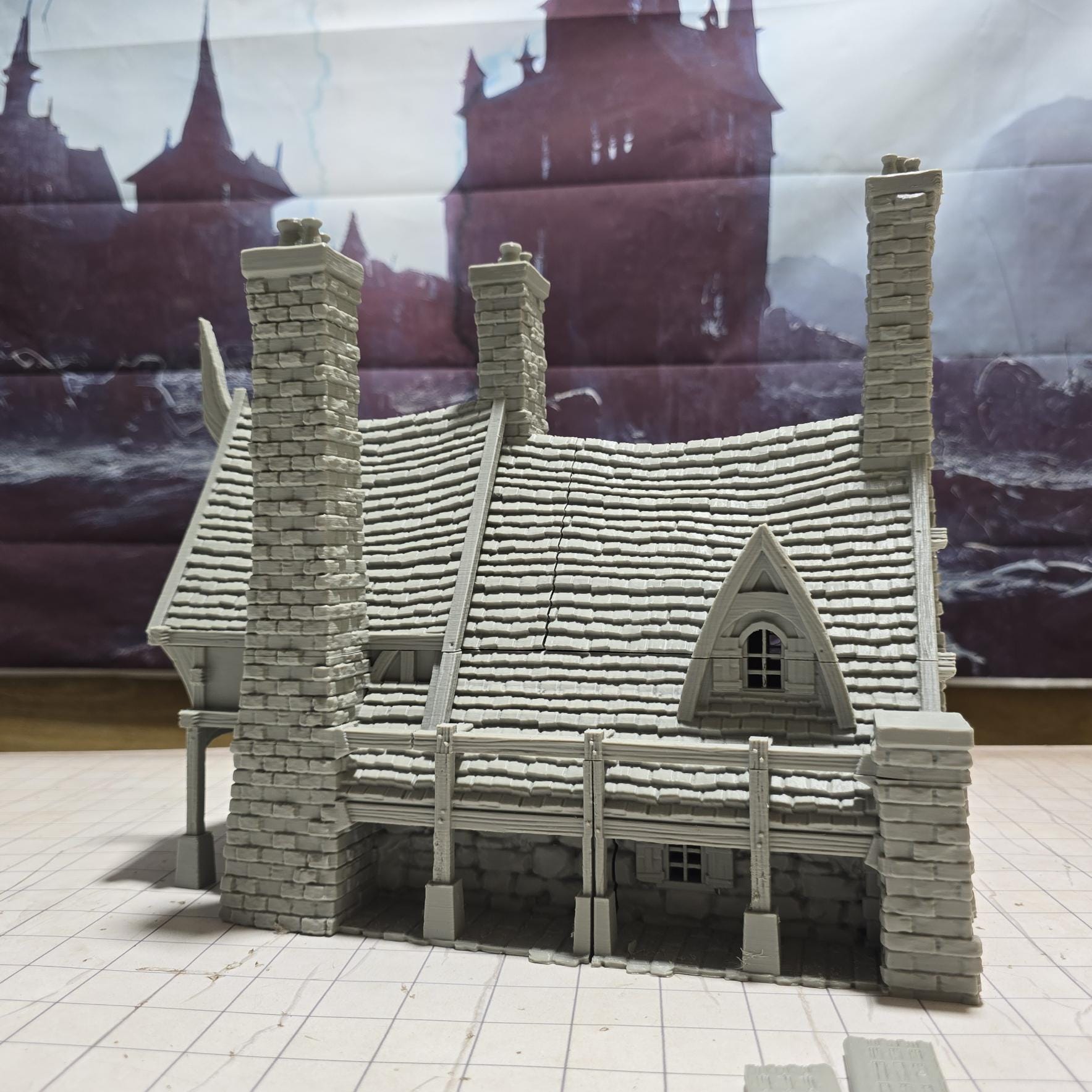 Vladistov Inn, the Majestic Pig, 1, Vampire Town, Haunted Town, cursed Town, Town terrain, dungeons and dragons