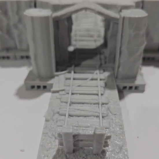 Desert Mine - Old Mineshaft for DnD, Pathfinder, and Wargaming