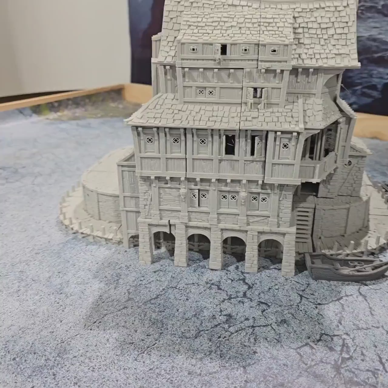 Ancrabourg Tavern,  The Deepsea lantern Inn,  Port Royal, Skirmish, D&D Terrain, Tabletop Terrain