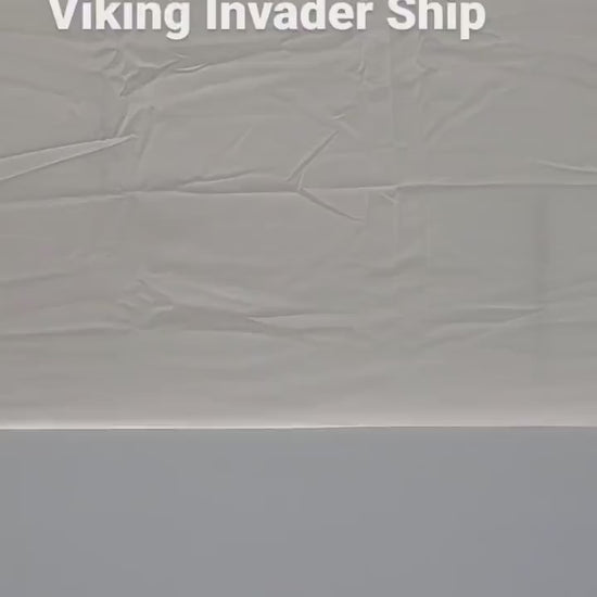 Viking Invader Ship - Viking Long Boat - Warhammer - Dungeons and Dragons - 28mm Terrain - warhammer terrain - Boat