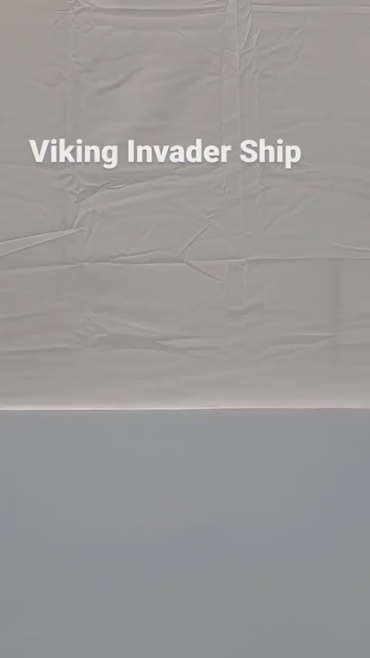 Viking Invader Ship - Viking Long Boat - Warhammer - Dungeons and Dragons - 28mm Terrain - warhammer terrain - Boat
