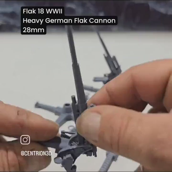 Flak 18: WWII German Heavy Flak Cannon for Modern Warfare, Model Railroading, and Wargaming