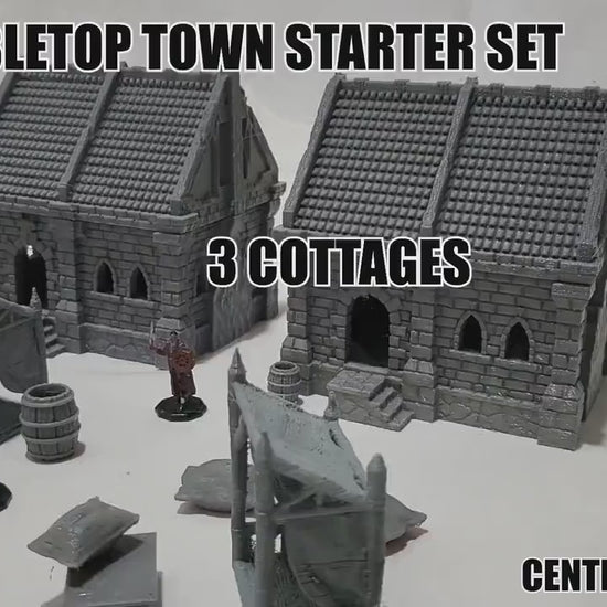 DnD Village Kit: 10 Buildings - 28mm Scale