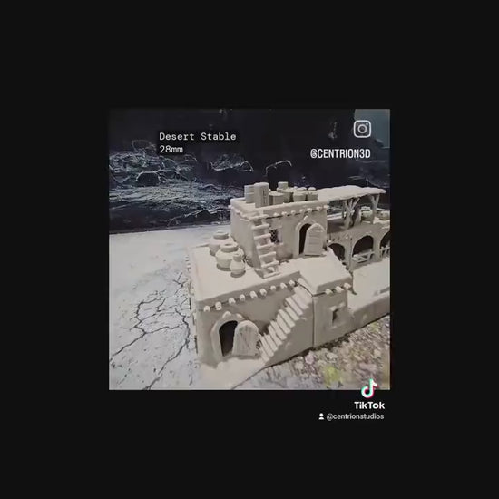 Desert Stable for Tabletop Wargaming