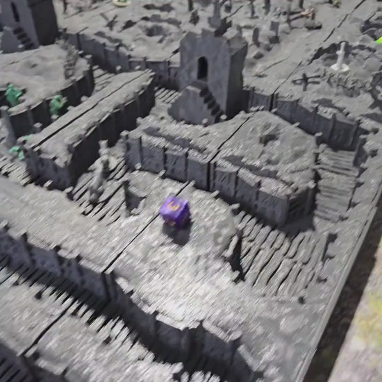 Trench Battle Zone No Man’s Land: The Trench Crusade WWI Trench Terrain 28MM Tabletop, Diorama