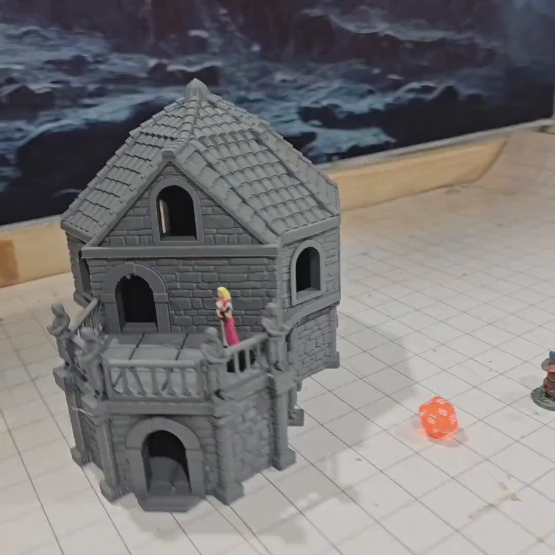 Fersia Bath House: 28mm Ancient Roman Public Bath - Ideal for Historical and Fantasy Tabletop Games