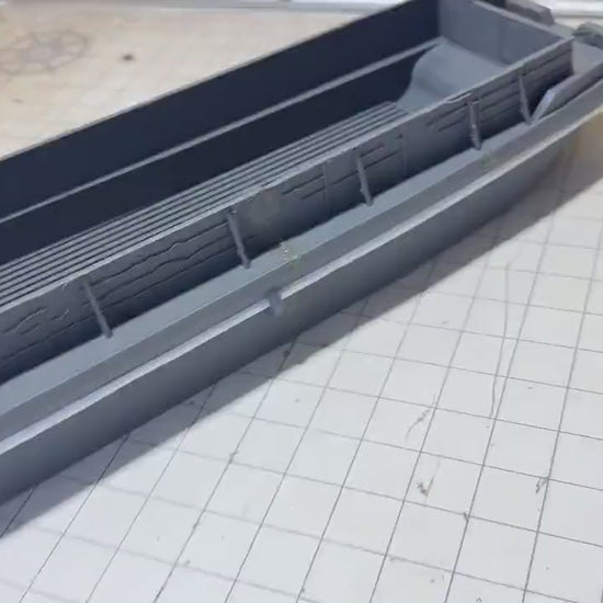 Cargo Barge, River Barge, Bulk shipping, river boat, Floatable, Ship, supplement, playable interior