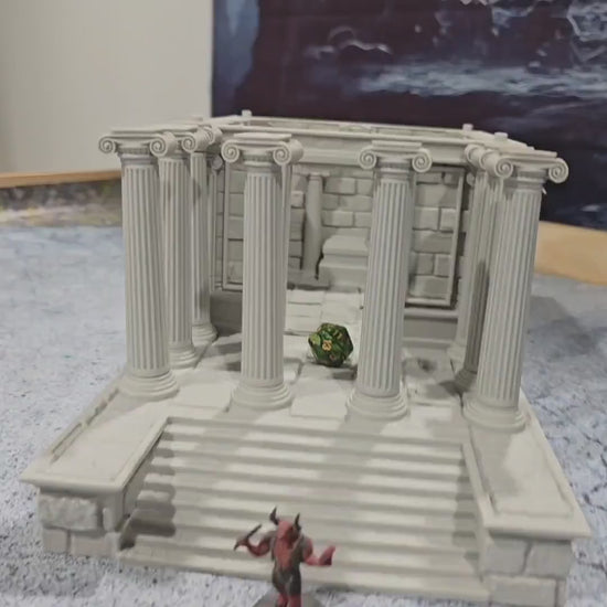 Large Aeterna Temple – 28mm Dungeons and Dragons Gaming Terrain