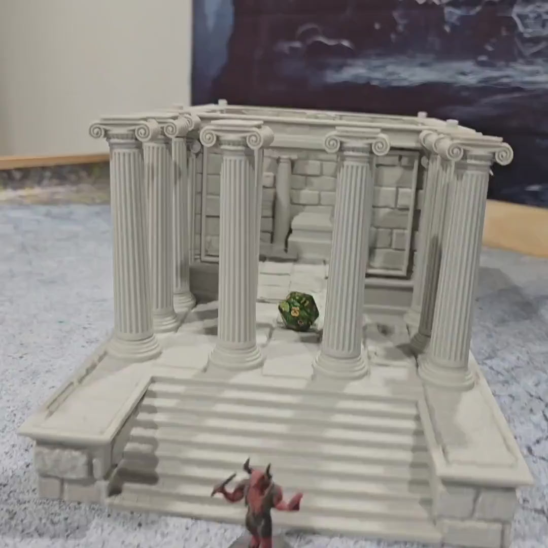 Large Aeterna Temple – 28mm Dungeons and Dragons Gaming Terrain