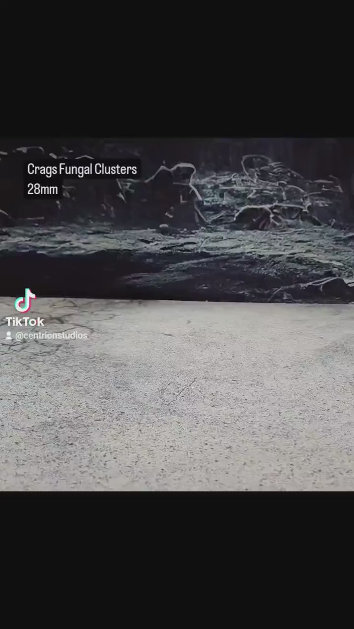 Fungal Clusters, Infected terrain, Shrooms, Mushroom Core Caverns
