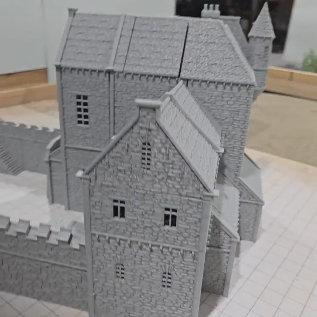 Greendale Castle: 14th Century Fortress for D&D, Model Railroading and Wargaming