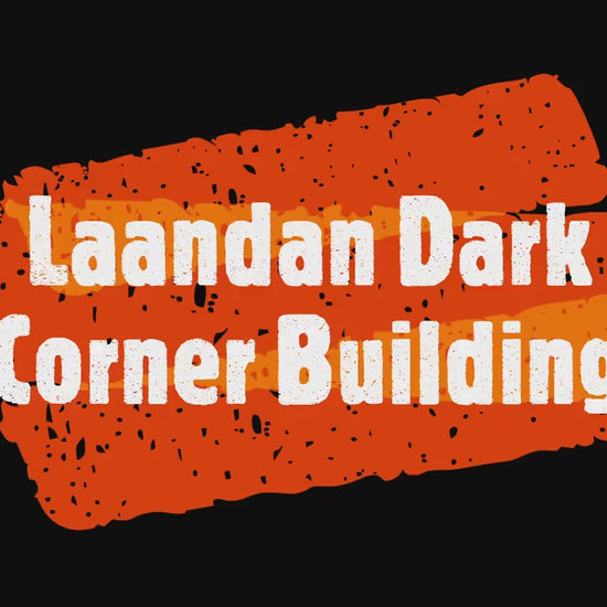 Steampunk Laandan Dark Corner Building, Warhammer, warhammer terrain, Urban Terrain, 28mm Terrain, Industrial Terrain