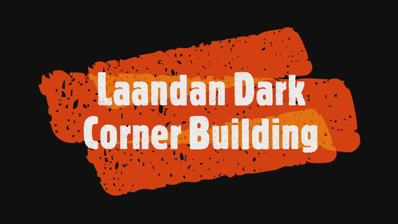 Steampunk Laandan Dark Corner Building, Warhammer, warhammer terrain, Urban Terrain, 28mm Terrain, Industrial Terrain