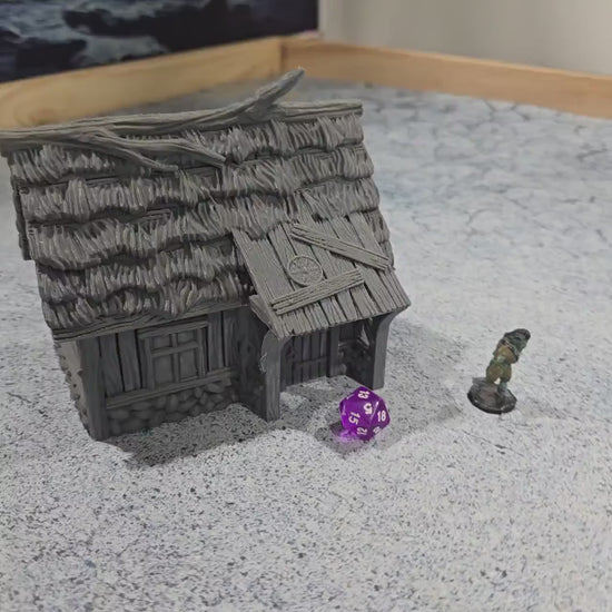 Small Viking Common House: Early Medieval Homestead Model for Tabletop Gaming