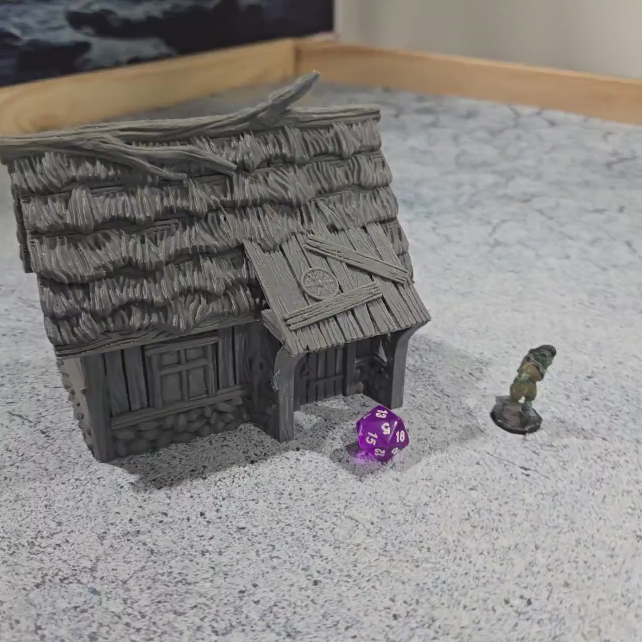 Small Viking Common House: Early Medieval Homestead Model for Tabletop Gaming