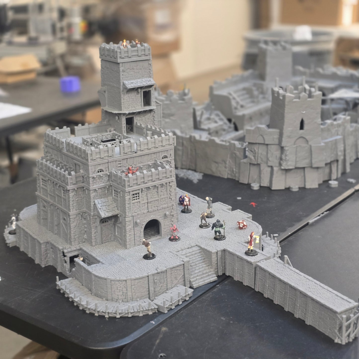 Ancrabourg Prison Complex,  Prison, jail, lockup,  Port Royal, Skirmish, D&D Terrain, Tabletop Terrain