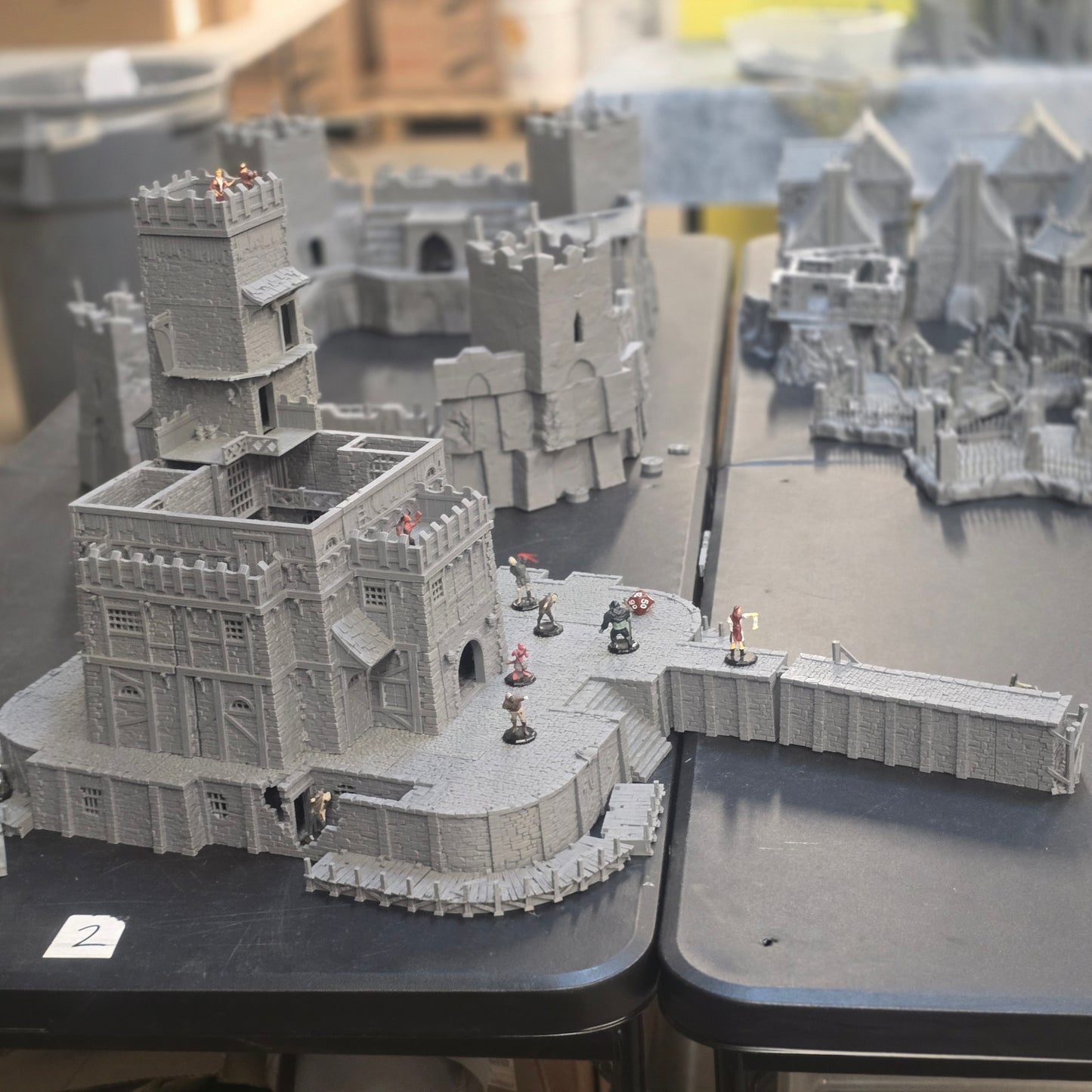 Ancrabourg Prison Complex,  Prison, jail, lockup,  Port Royal, Skirmish, D&D Terrain, Tabletop Terrain