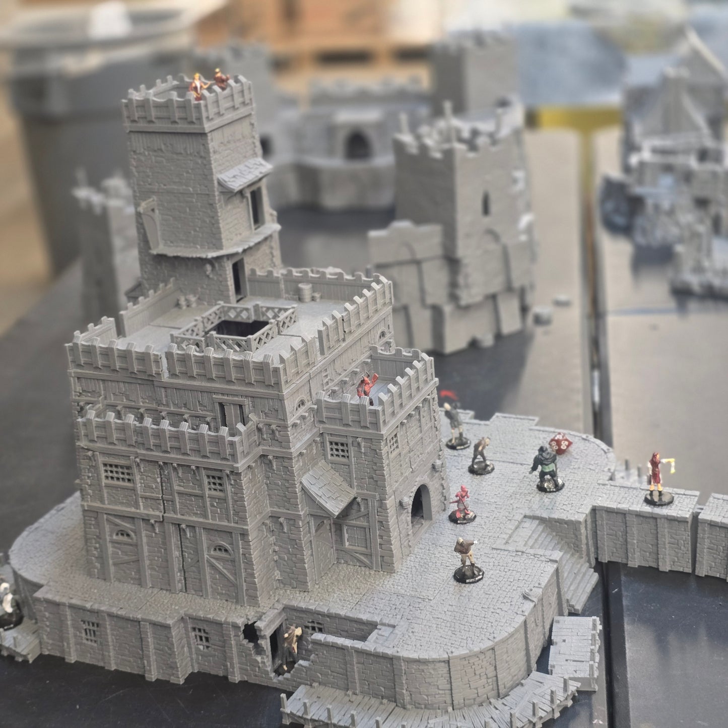 Ancrabourg Prison Complex,  Prison, jail, lockup,  Port Royal, Skirmish, D&D Terrain, Tabletop Terrain