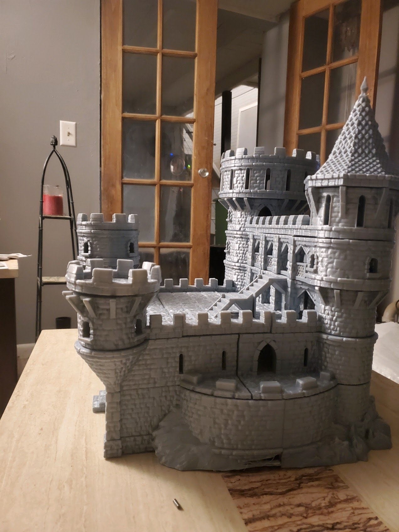 Dark Castle, castle, Fortress, Keep, Castle Keep, Ravenloft, Ravenloft Castle, DnD Castle, Stonewall Castle, Warhammer Terrain, Dungeons and Dragons, Warhammer, Terrain, Gaming Fortress, DND Fort, Fantasy Castle, Defensive Castle, Dark Palace
