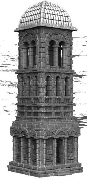 Archer Tower, Tower 2, Arkenfel Tower 2, Tower, Osgiliath Tower 2, 28mm Terrain