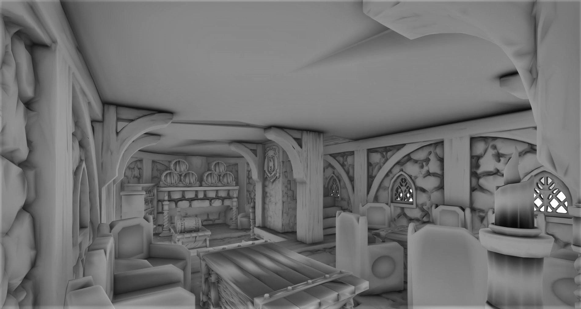Dungeons and Dragons, Pathfinder, Castle, Inn, miniature house, role play miniature, 28mm terrain, warhammer terrain, warhammer, Fortress, Gift, Tabletop Terrain, Fantasy, Gaming Fortress, DND Fort