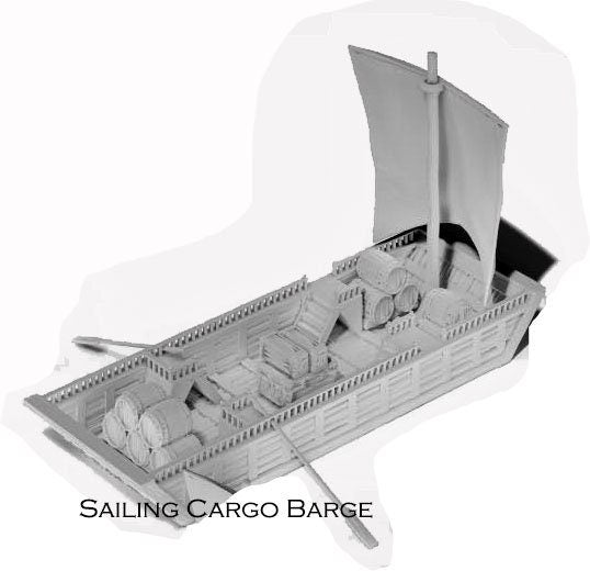 Ultimate Harbor Set - Docks - Boats - Rafts - Barges - Barrels - Crates- Sacks Bags - Dungeons n Dragons - 28mm Terrain - warhammer terrain