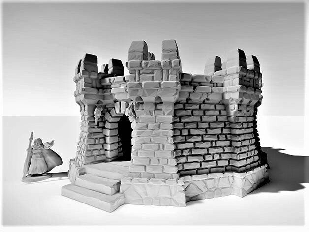 Ulvheim Small Tower, 28mm, Tower, Dnd Terrain, Gaming Miniature, Tabletop Scenery