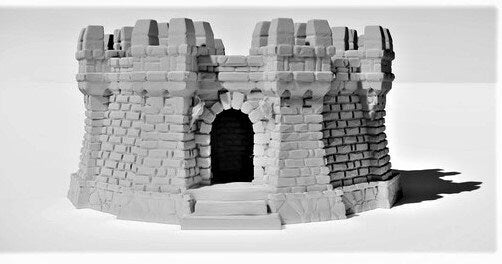 Ulvheim Small Tower, 28mm, Tower, Dnd Terrain, Gaming Miniature, Tabletop Scenery