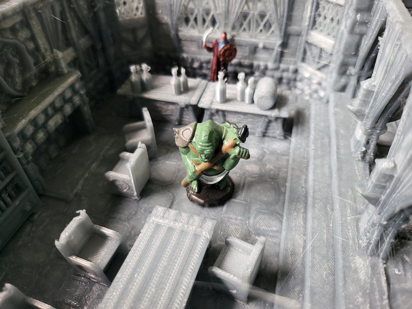 Noble House, Dungeons and Dragons, Tolkien, Fantasy, Fantasy Terrain, 28mm Terrain, Castle, Estate, Noble, Warhammer, Warhammer terrain, Manor, Great Hall, Dnd terrain, Adventure Terrain, Tabletop Gaming, Rpg, Role Playing, Tabletop Adventure