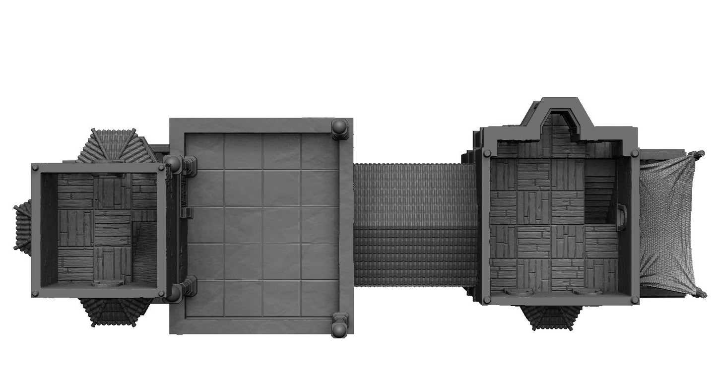 The Manor of Corsairs, 28mm, Dungeons and Dragons, Warhammer terrain, Estate, Manor House, Tabletop Adventures
