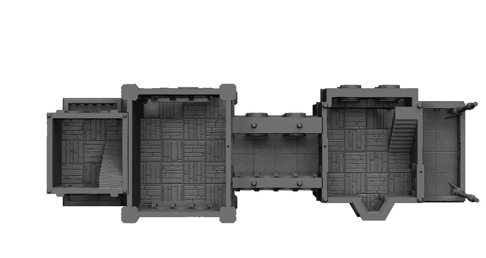 The Manor of Corsairs, 28mm, Dungeons and Dragons, Warhammer terrain, Estate, Manor House, Tabletop Adventures