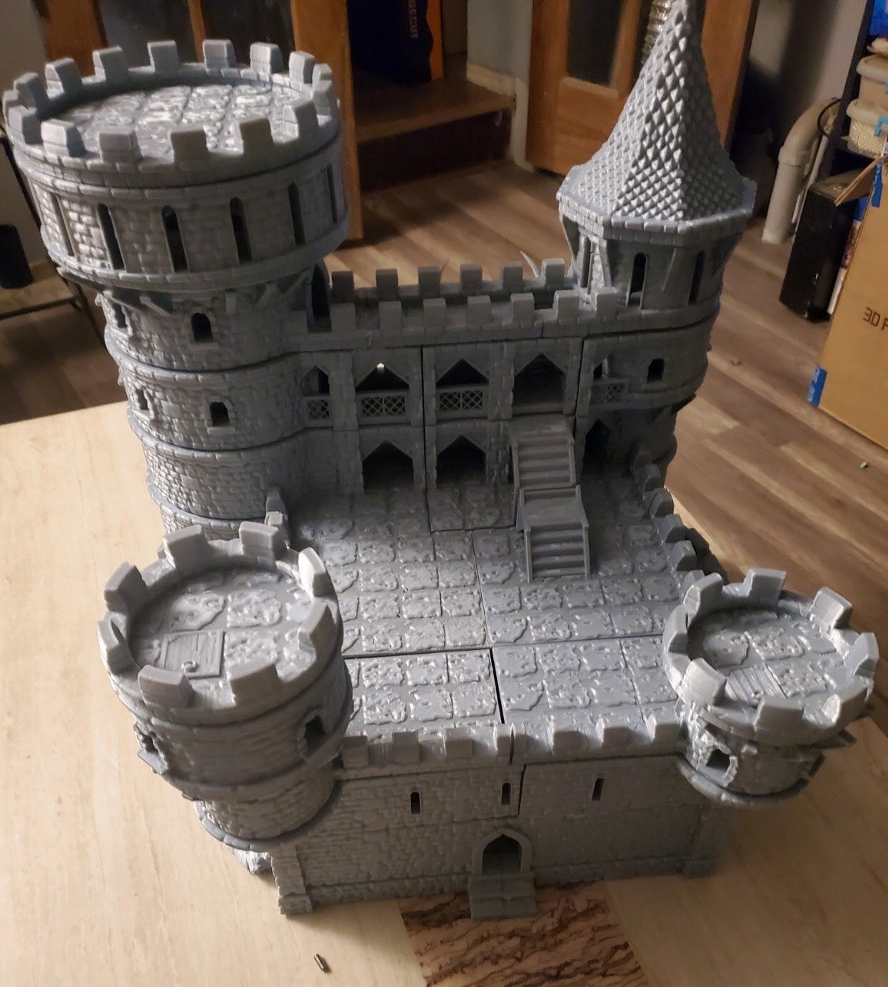 The Dark Castle 32mm Scale - Warhammer - Dungeons and Dragons -32mm Terrain - warhammer terrain