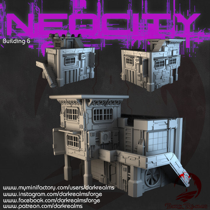 Neo City Building#6, Warhammer, Industrial, Sci-fi