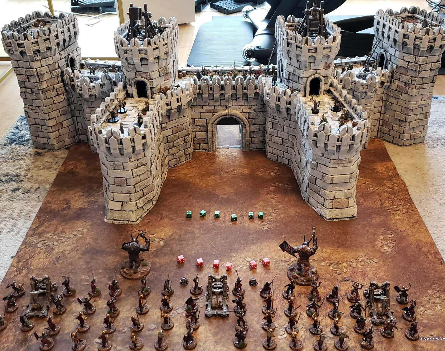 Ivory Citadel Walls, The Outer Wall, Walls, Dungeons and Dragons, 28mm Terrain, Citadel