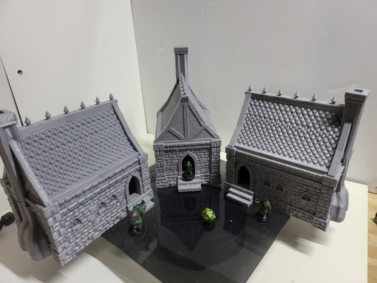 Dungeons and Dragons, Gift, Modest Houses, House set, Mordheim, Village, House Terrain, Buildings, tabletop Gaming, Tabletop Town, Game top, Tabletop Terrain, Housing, Cottage, House, Dungeons and Dragons, Role Playing, Village, Building, Mordheim