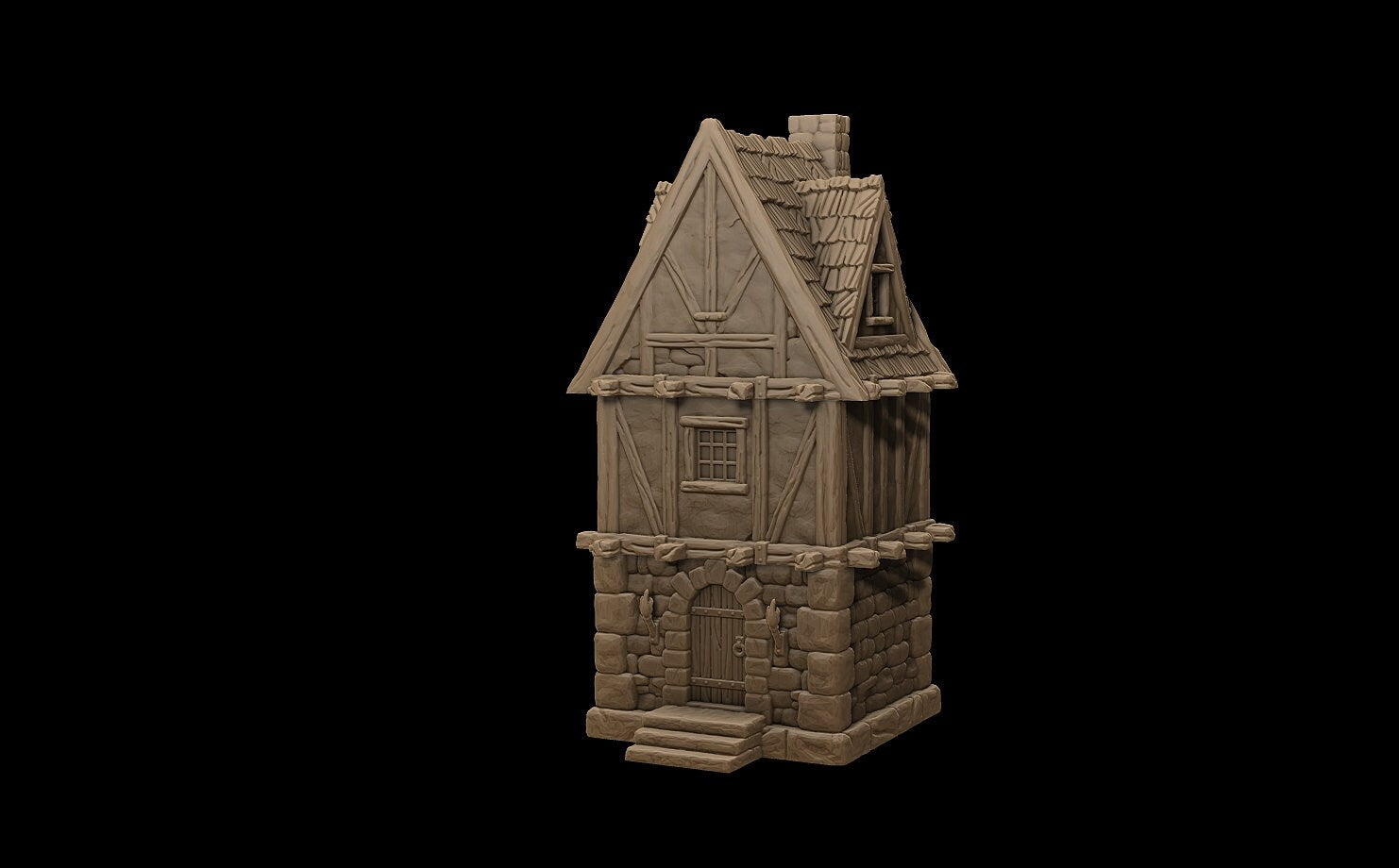 Tower, Tower House, Stormhill, city set, town set, House, Terrain, Tabletop, Tabletop Terrain, Tabletop Gaming, Dungeons and Dragons, Wargaming, DnD, D&D, city, tabletop games