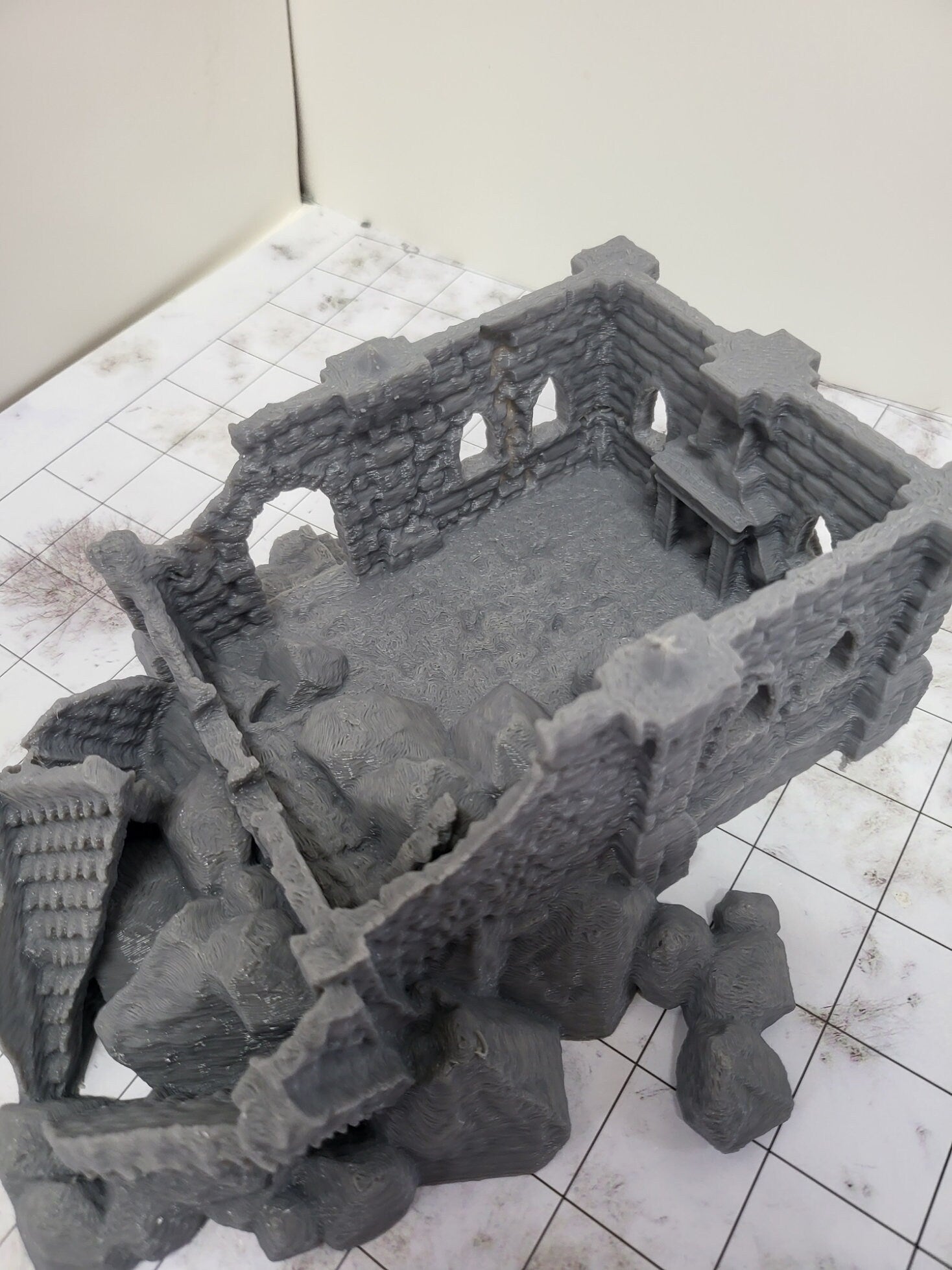 Cottage Ruin, Ruin - Tabletop Terrain- Dungeons and Dragons