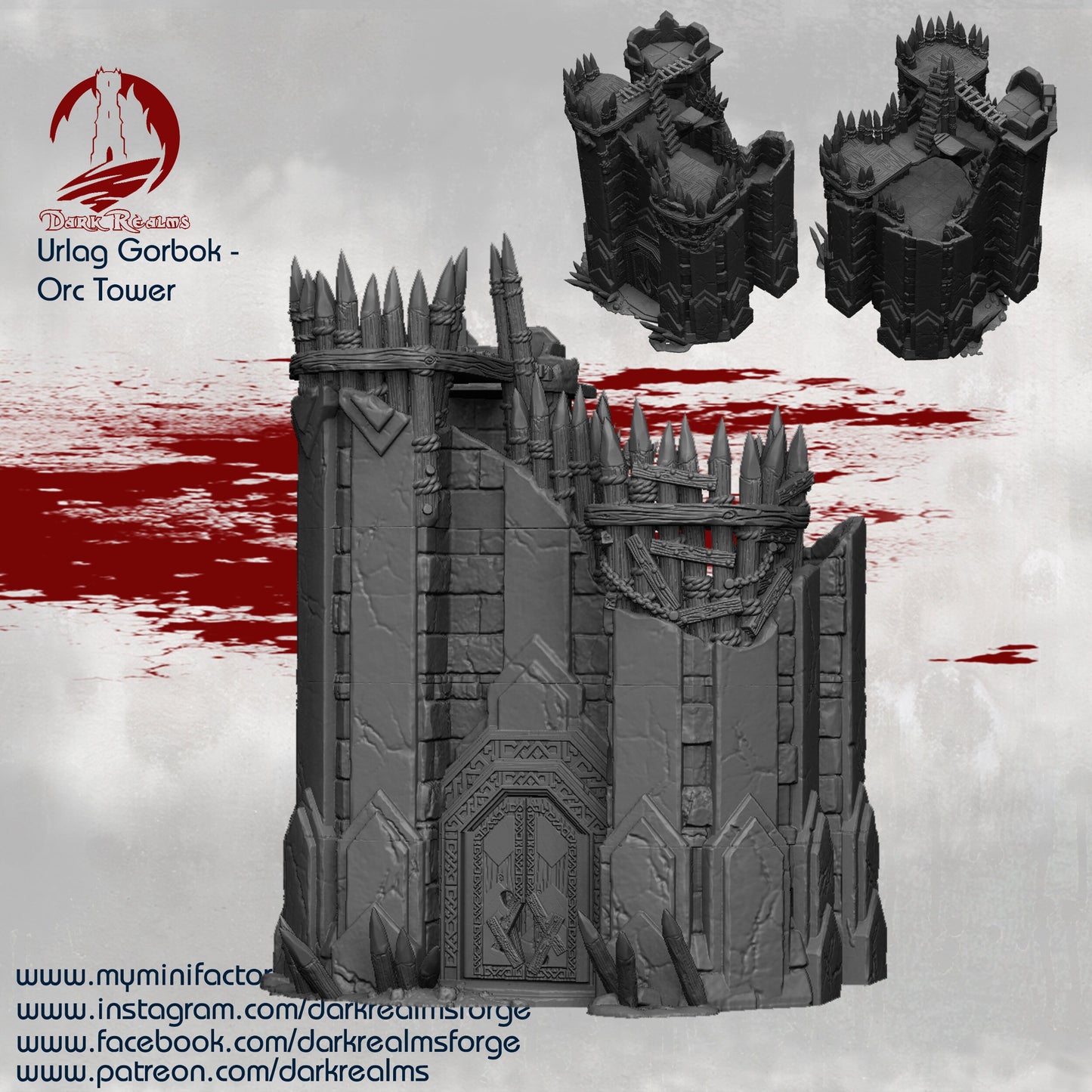 Orc Tower Keep, Orc Tower Watch, Orc Tower, dungeons and dragons