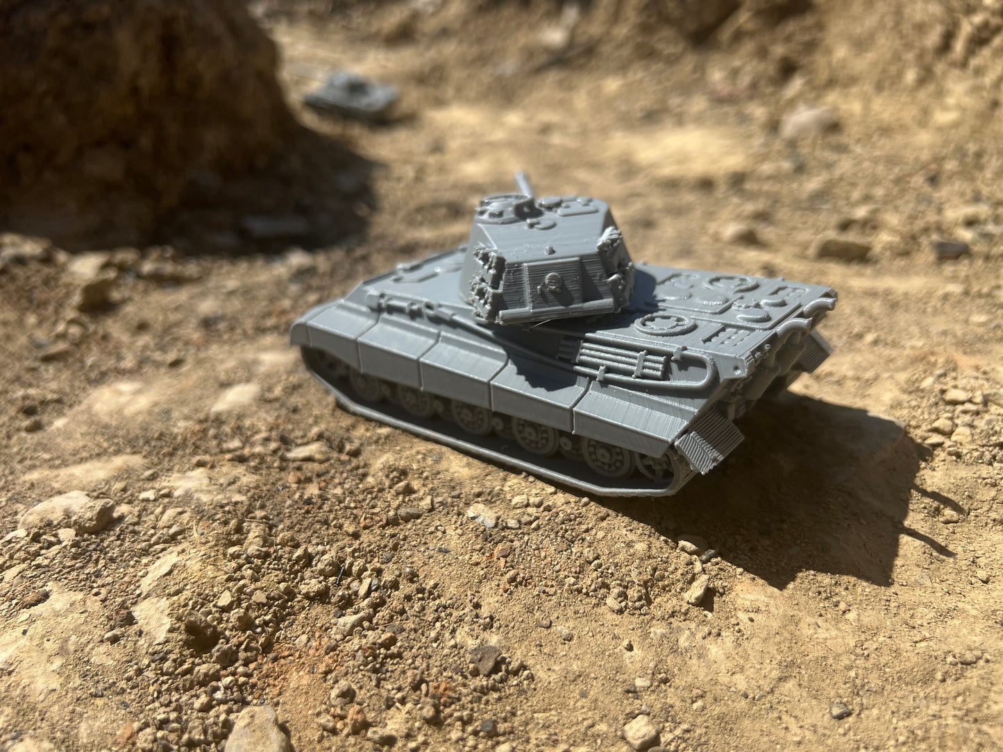 Tiger 2 H, Panzerkampfwagen, Warhammer, Modern warfare, Tabletop terrain, WW2, WWII,