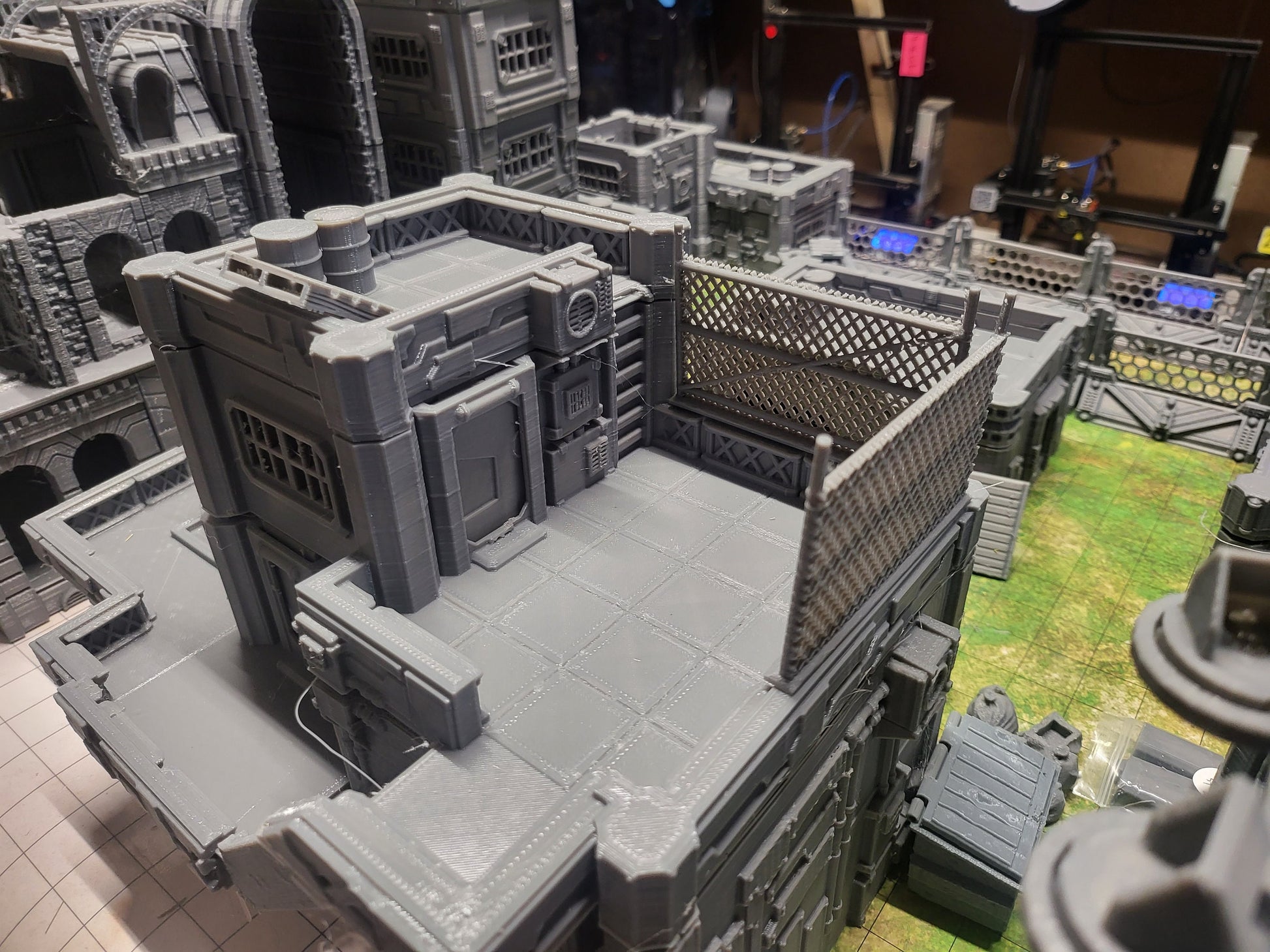 Neo City, command center, Building#3, communications hub, Relay Station, Warhammer, Industrial, Wargaming