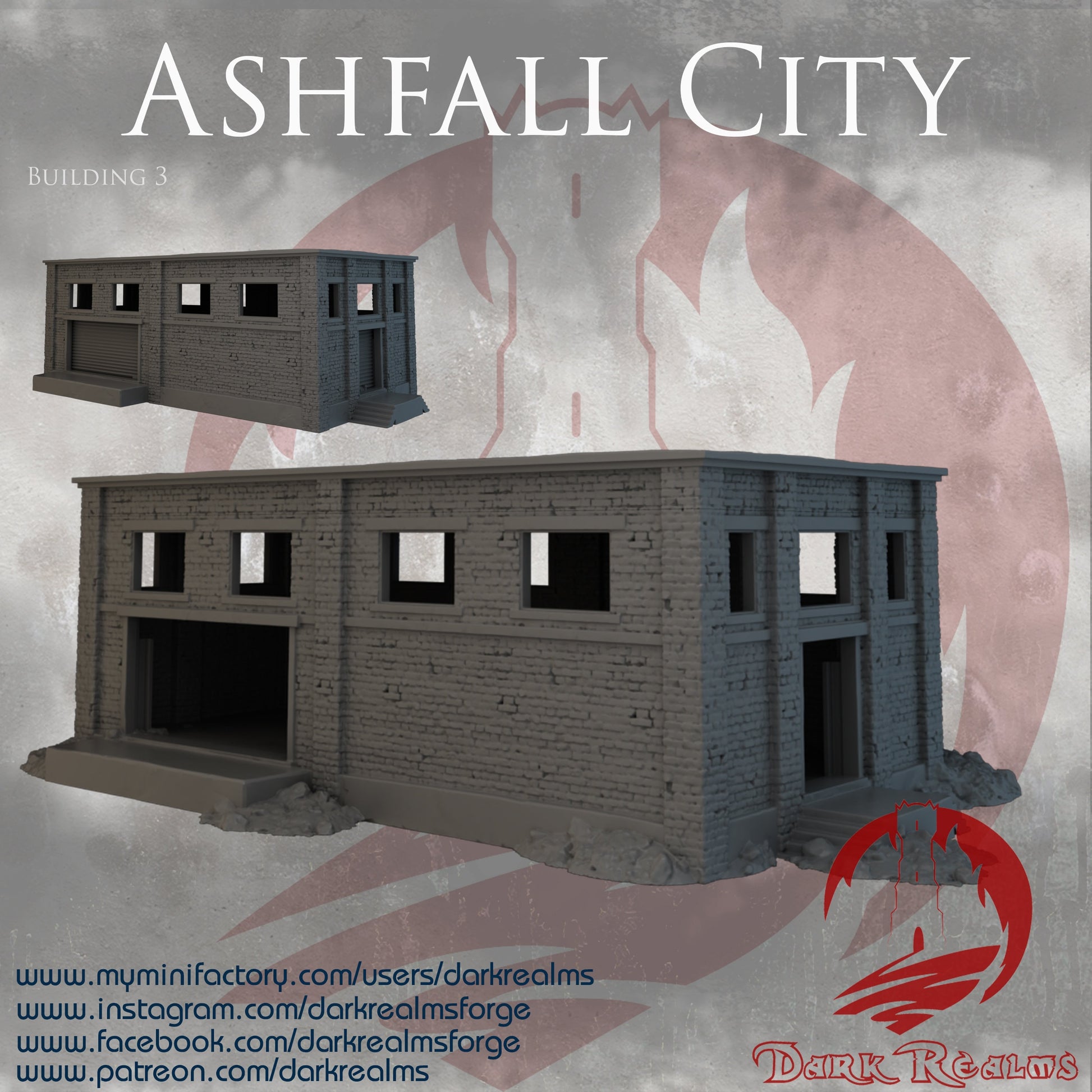 Ashfall City Garage abandoned garage Modern terrain modern warfare