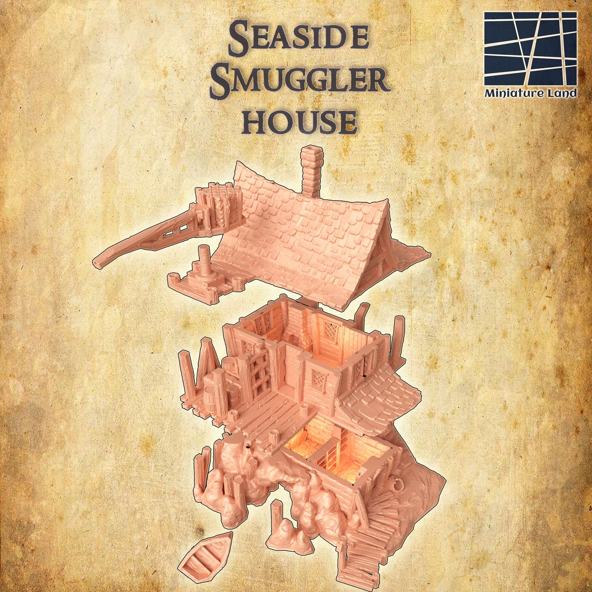 Seaside Smugglers House, Dungeons and Dragons, Port