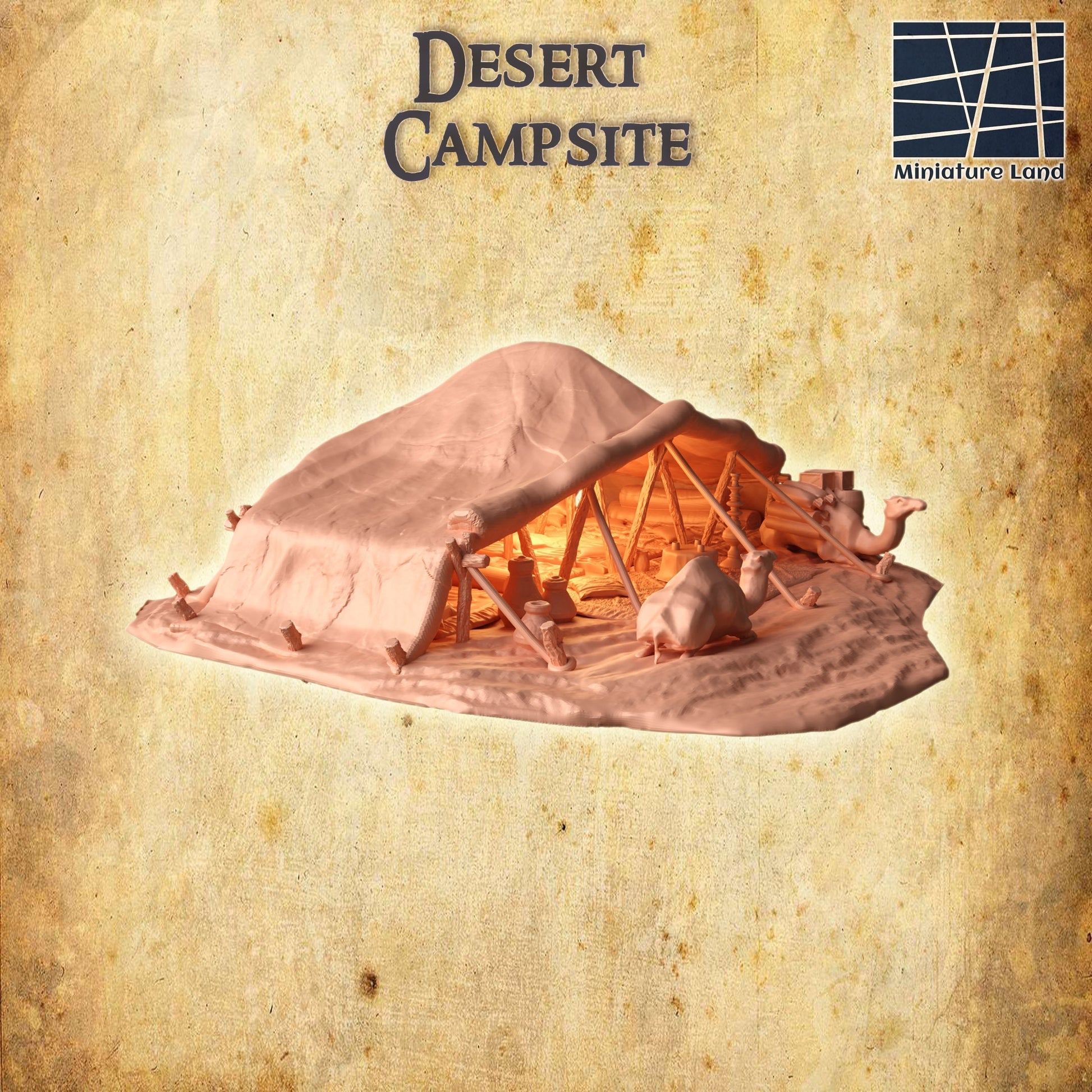 Desert Campsite, DesertCamp, Camping, Desert Oasis