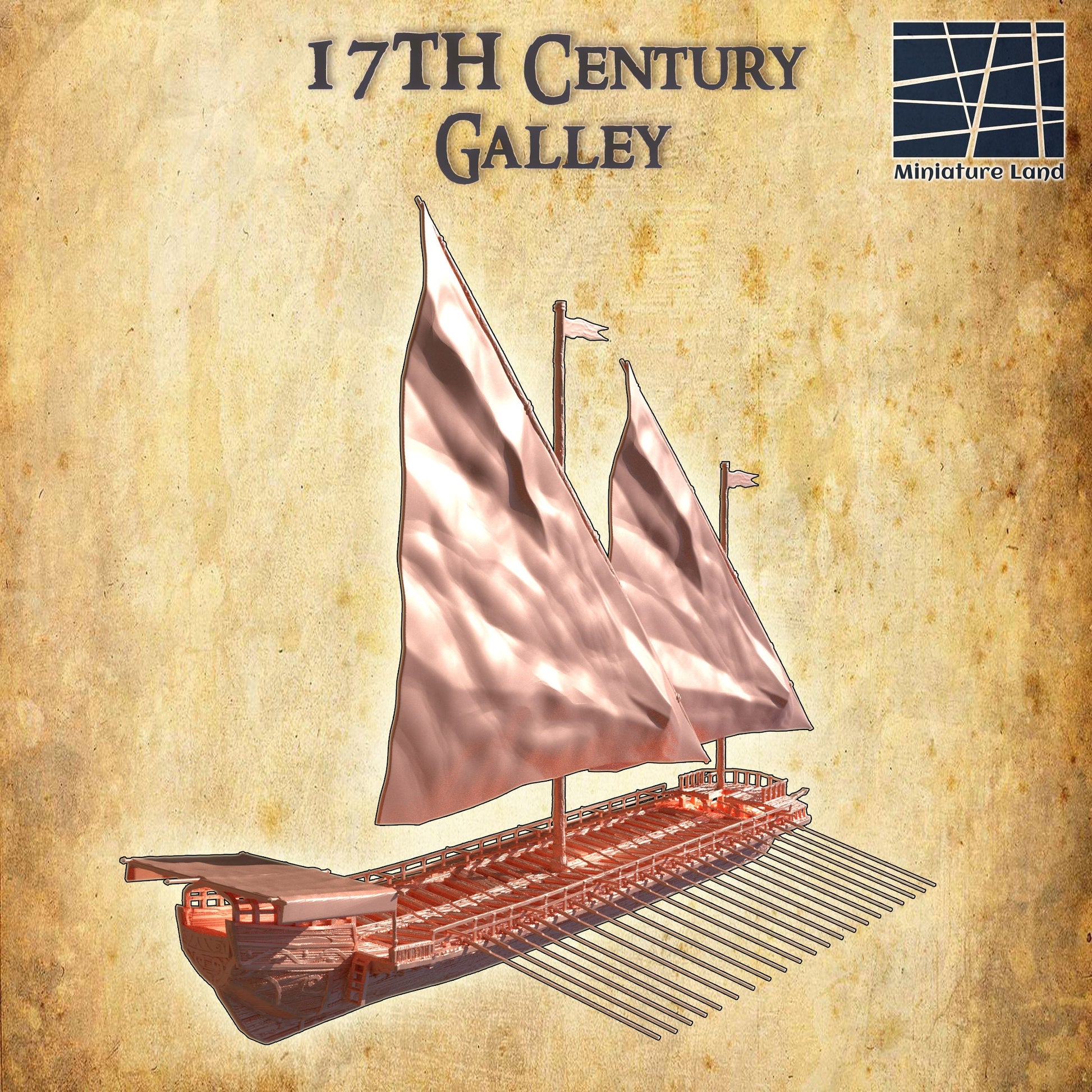 17th Century Galley, Galley, Warship