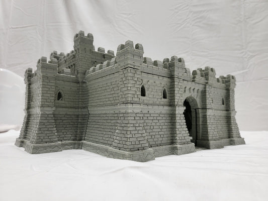 Fort Ulvheim, Ulvheim City Fortress, DnD Castle, Stonewall Castle, Warhammer Terrain, 28mm