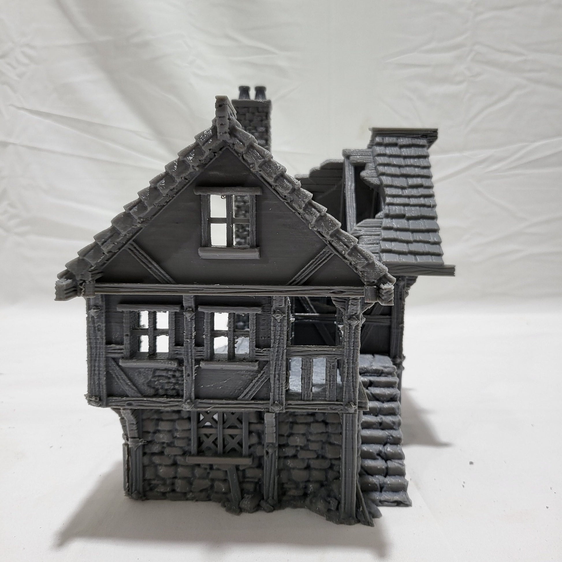 Barrenfall Large House Ruins, 28mm, Tabletop Terrain, Gaming Miniature, Tabletop Scenery