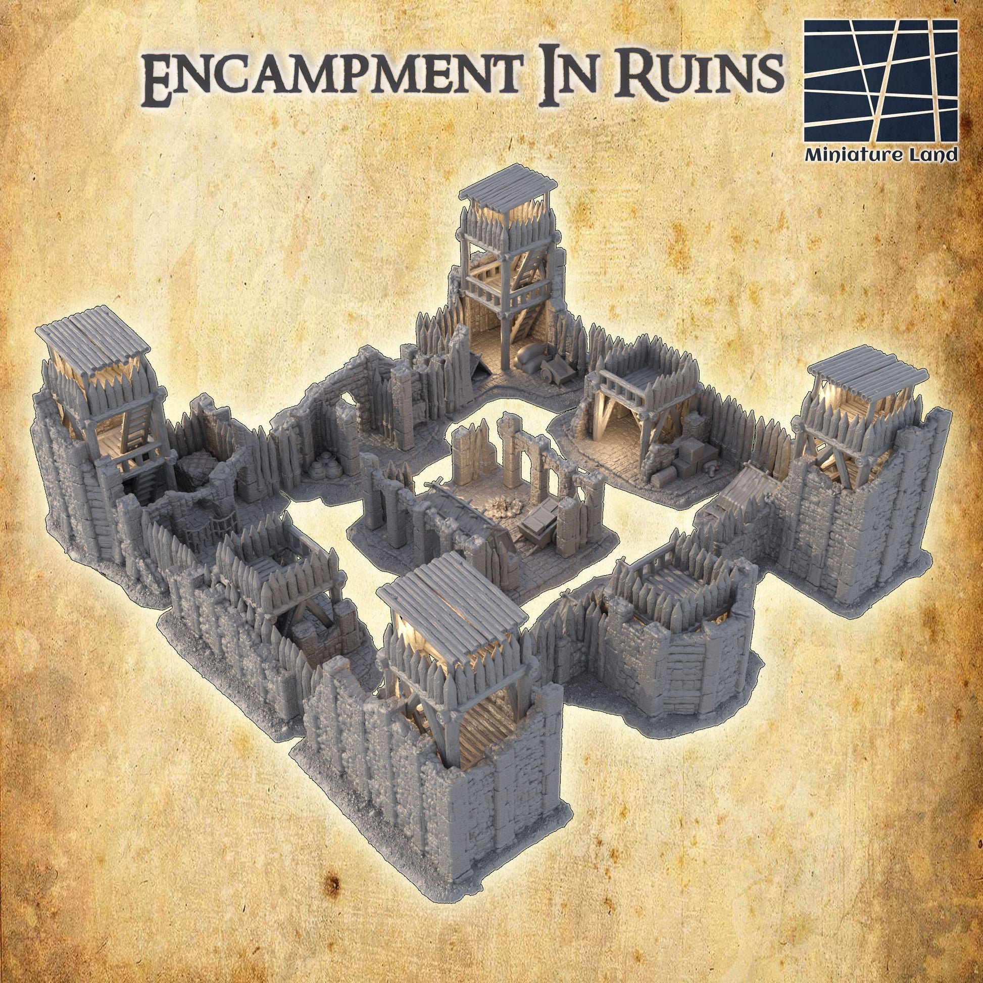 Fortress Ruins, Encampment Ruins, Stronghold